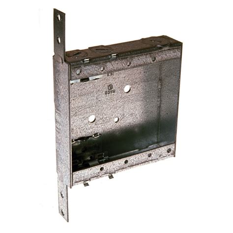 double gang metal box|shallow double outlet box.